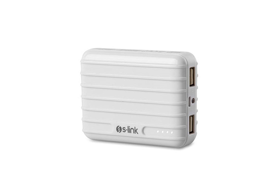 S-Link Swapp IP-T58 7800mAh 1A/2.1A 2*Usb Beyaz Ta