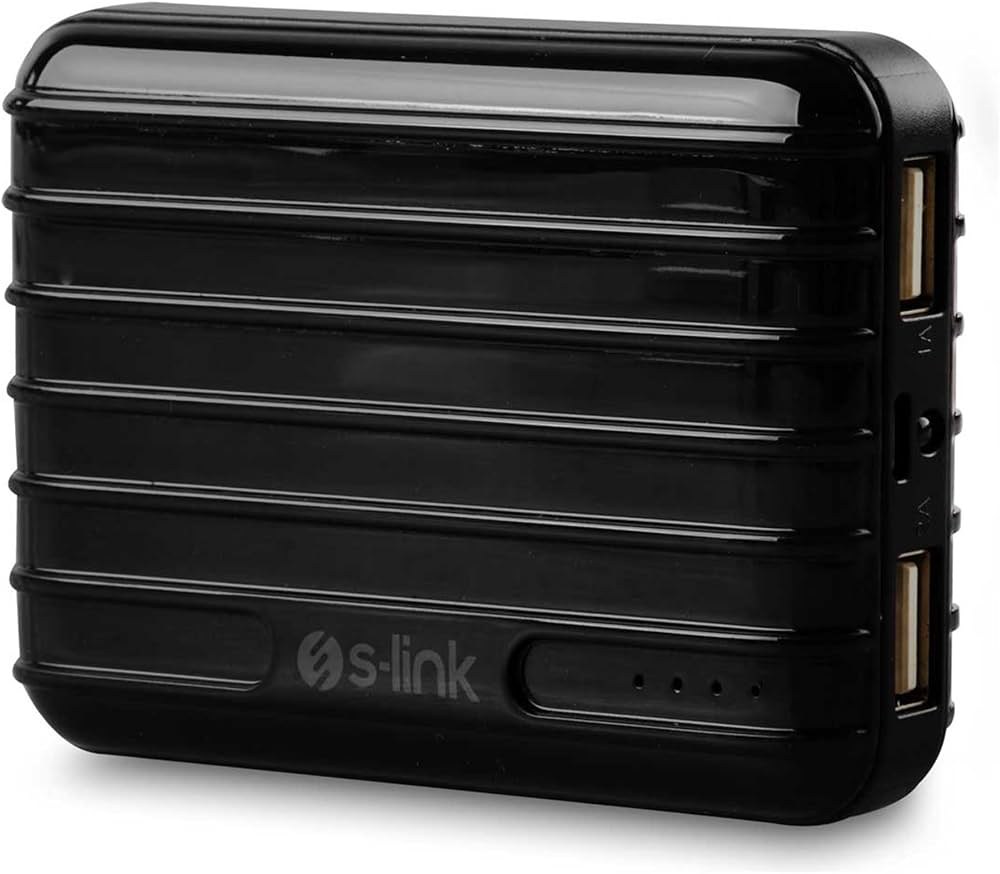 S-Link Swapp IP-T58 7800mAh 1A/2.1A 2*Usb Siyah Ta