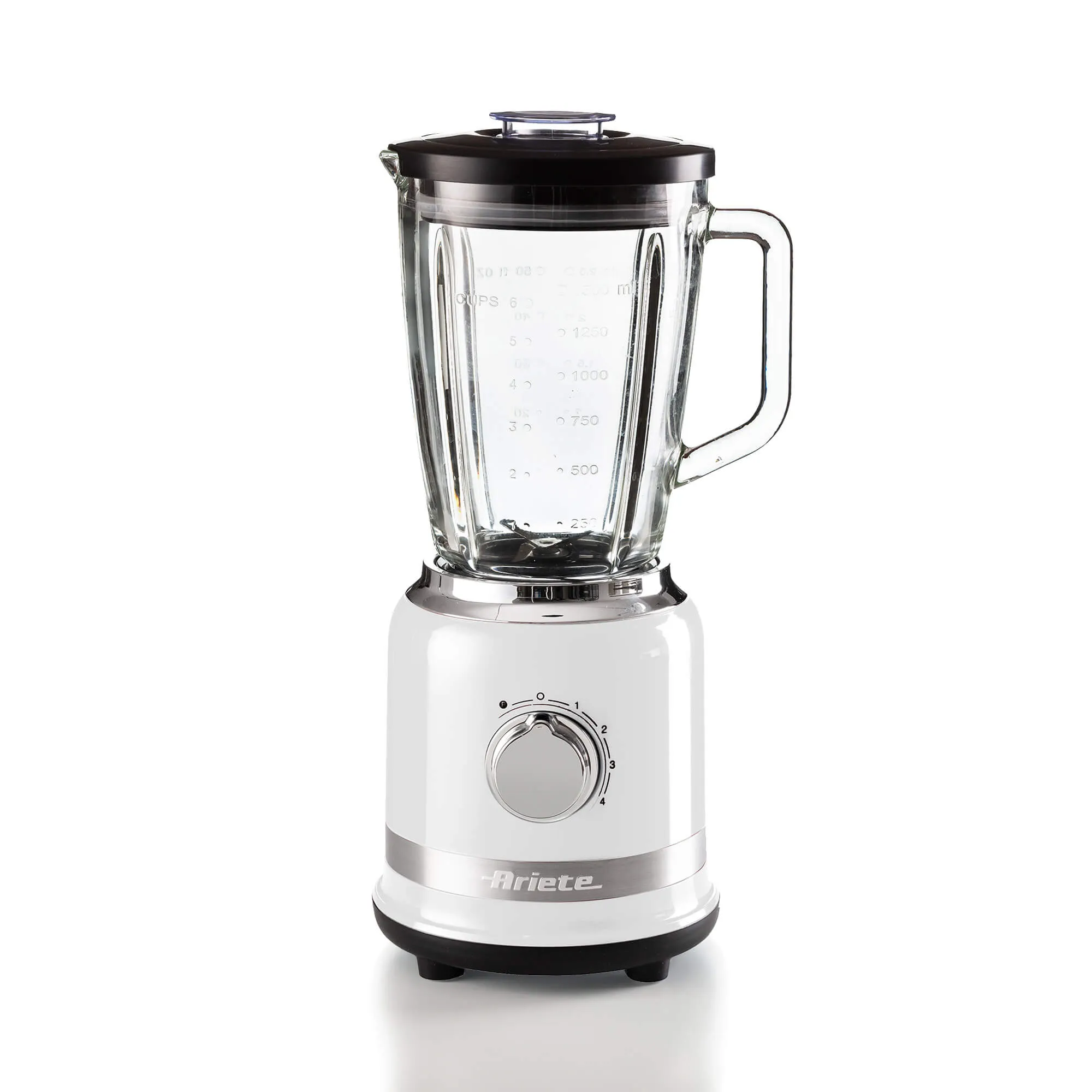 Ariete Moderna Blender Cam Hazneli -1,000 Watt - Çelik bıçaklı (Beyaz)