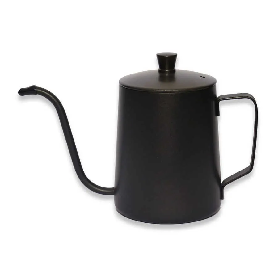 Mini Kettle 600 ml Kapaklı - 500 ml. (Mat Siyah)