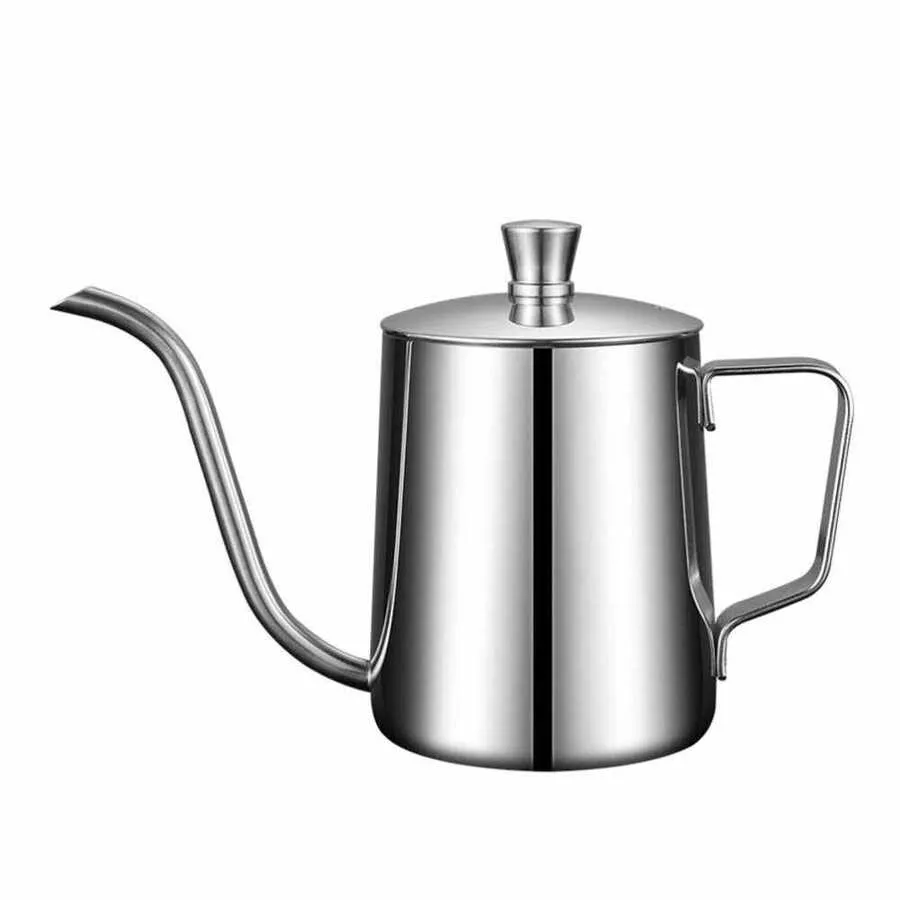 Mini Kettle 600 ml Kapaklı - 500 ml. (Metalik)