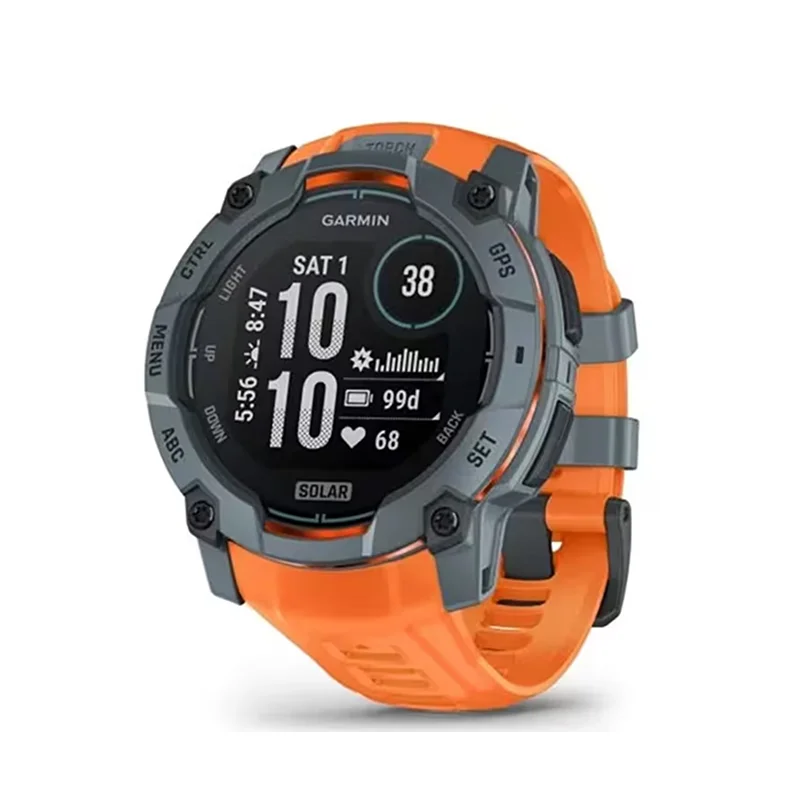 Garmin Instinct 3 Solar GPS Akıllı Saat - 50 mm - Twilight | Solstice