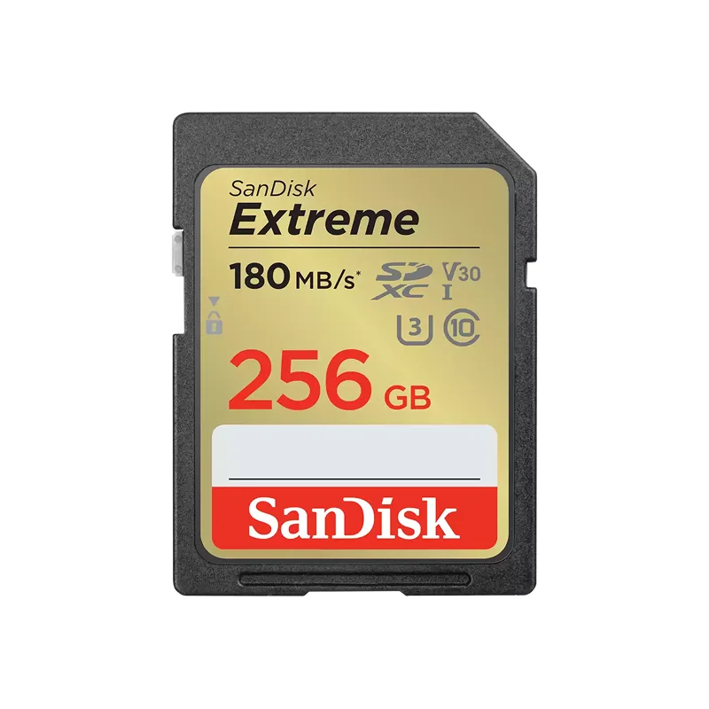 SanDisk Extreme SD UHS-I 256GB Hafıza Kartı - 256 GB