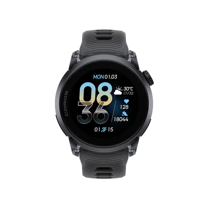 COROS PACE 4 GPS Premium Edition Spor Saati - 43mm - Kristal Siyah