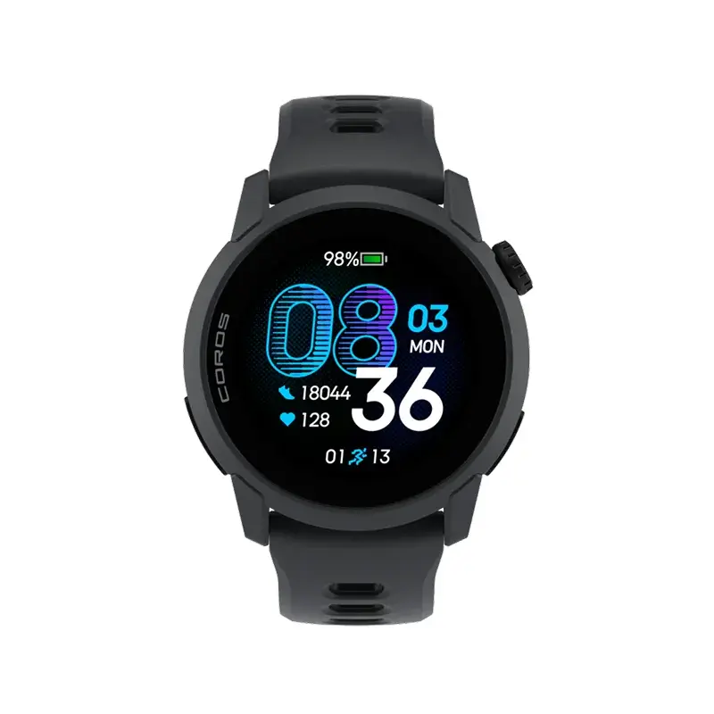 COROS PACE 4 GPS Multisport Koşu Saati - 43mm - Siyah Silikon Bant