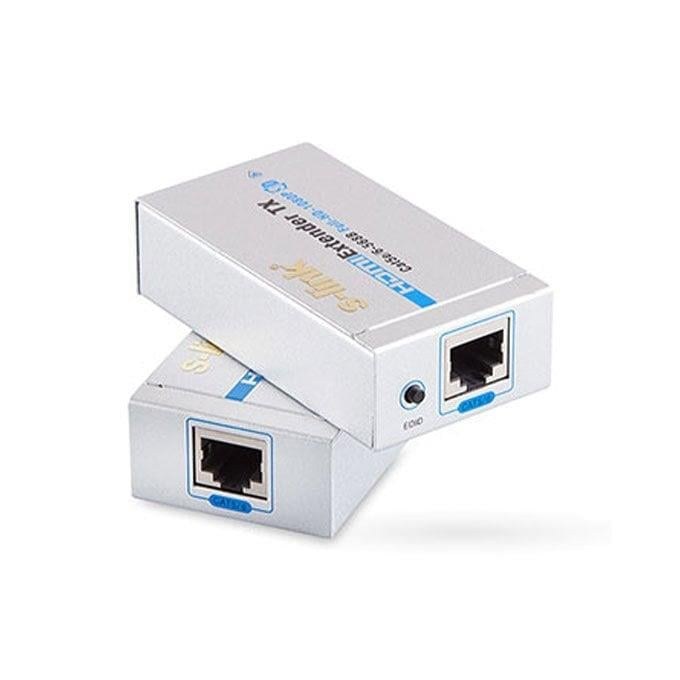 S-Link SL-HEX60 HDMI-удлинитель по CAT6, до 60 м, серый