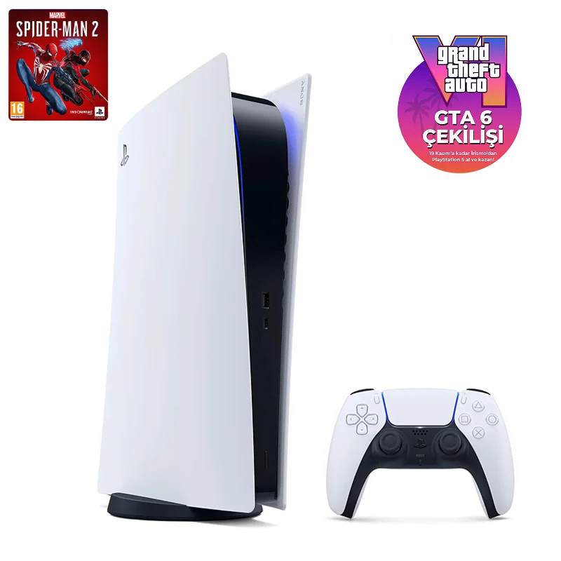 PlayStation 5 Dijital Sürüm 825GB | Marvel's Spider-Man 2 - Ek Garanti İstemiyorum