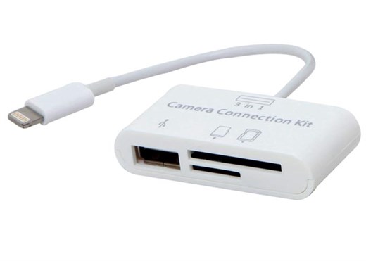 S-link IP-534 iPad 4/Mini Usb+3in1 Harici Kart oku