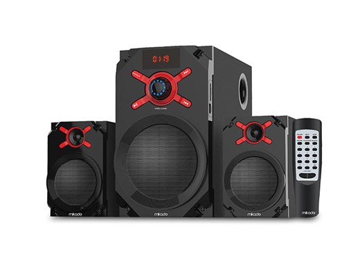 Mikado MD-1512 2+1 Siyah Usb+SD+Fm Destekli Multimedia Bluetooth Hoparlör