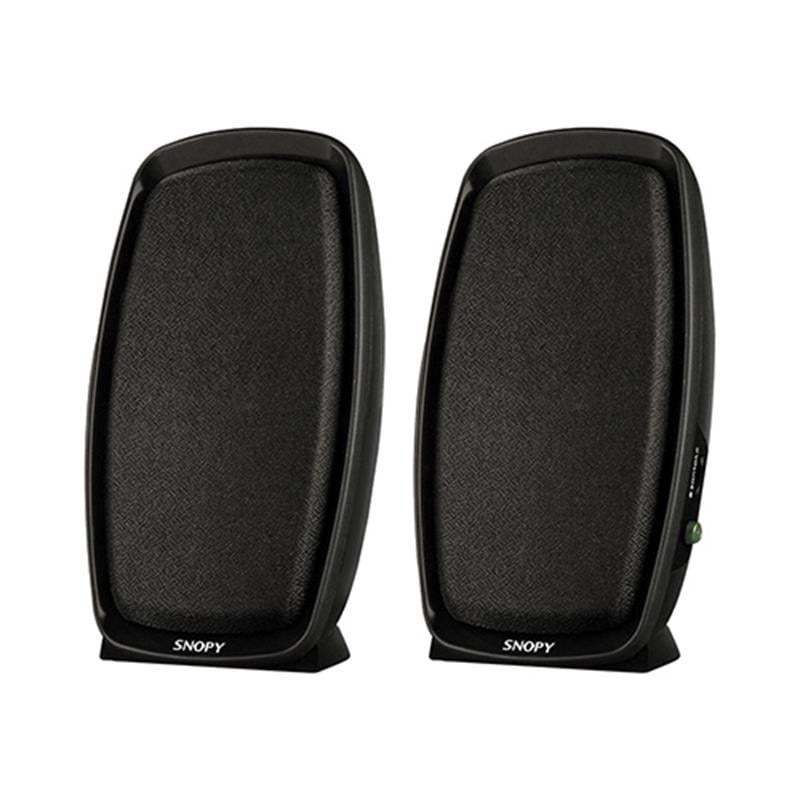 Snopy SN-245 2.0 USB-Powered Speakers, Black