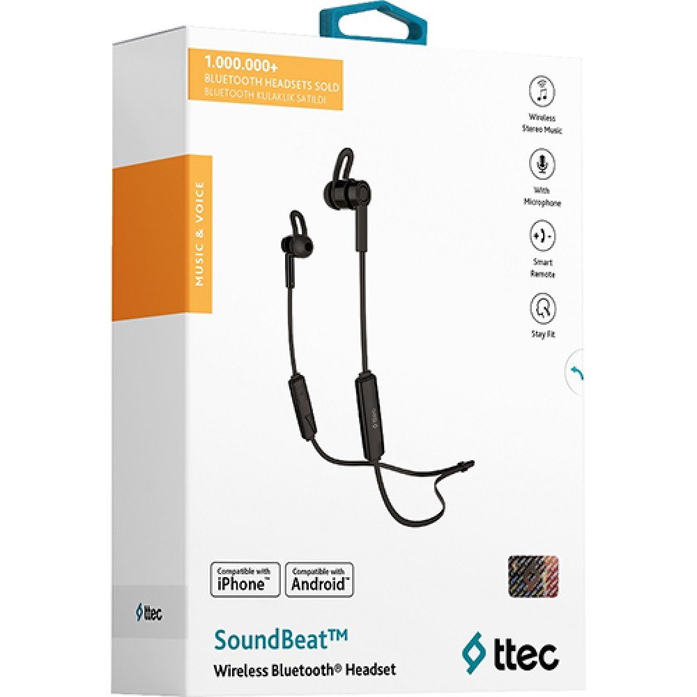 TTEC 2KM110 SoundBeat Stereo Wireless Bluetooth Earphones