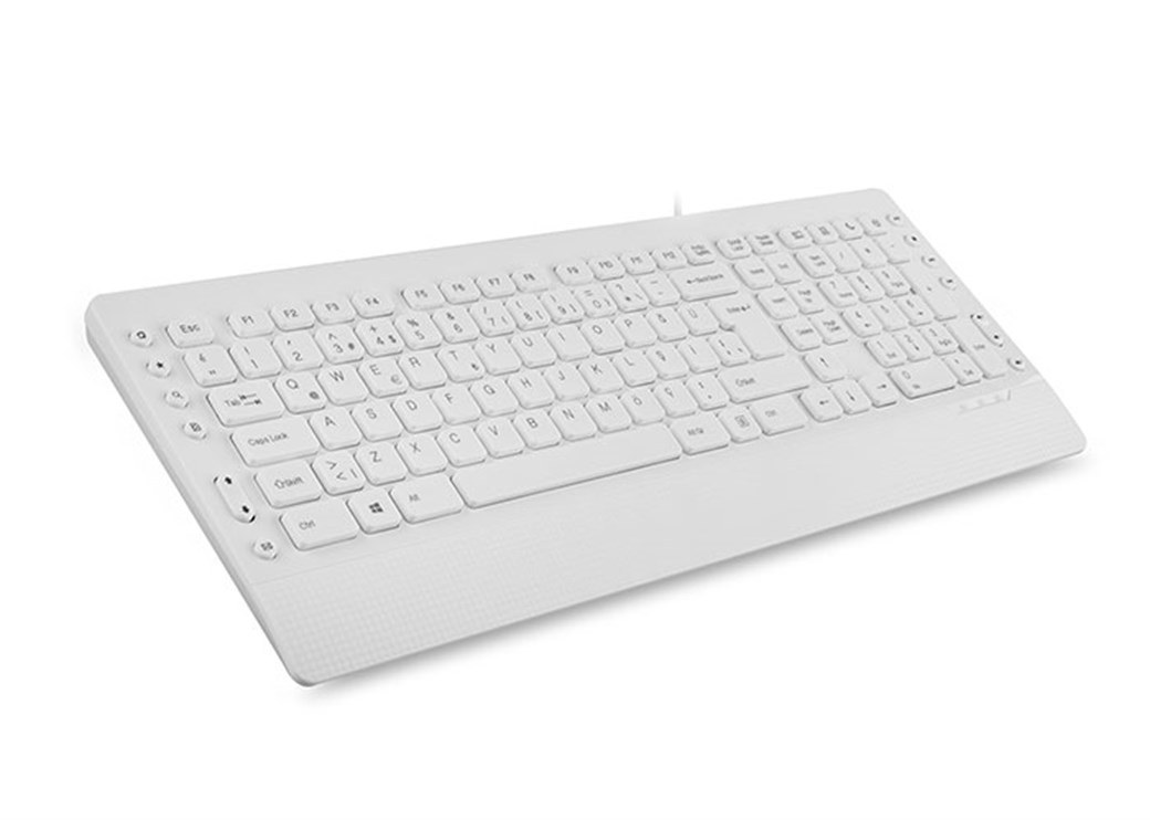 Everest KM-3850 White Turkish Q Multimedia Keyboard and Mouse Set