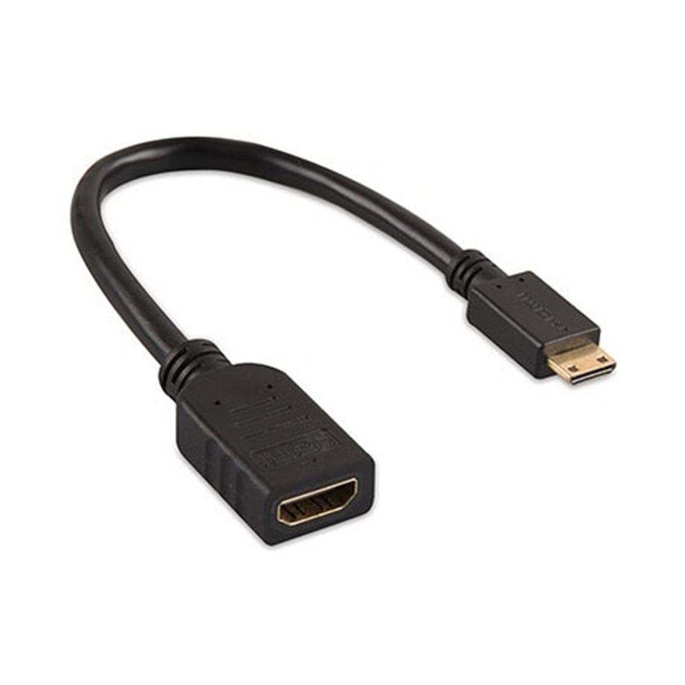 S-Link SL-HH20 HDMI Female to Mini HDMI Male Adapter Cable, Black