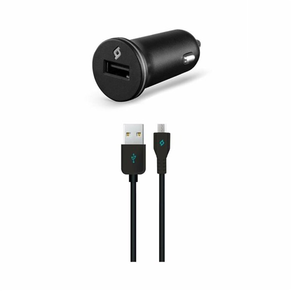 TTEC 2CKC01S USB Car Charger with Micro USB Cable