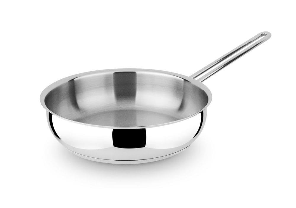 Lines S.2568 24 cm Single-Handle Steel Pan