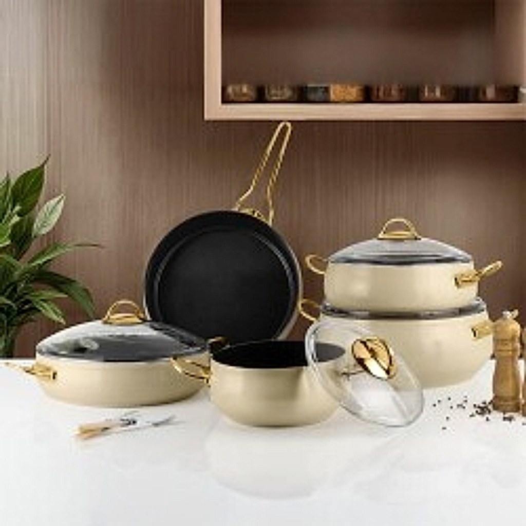 Lines S.2817 9-Piece Ceramic Casserole Set