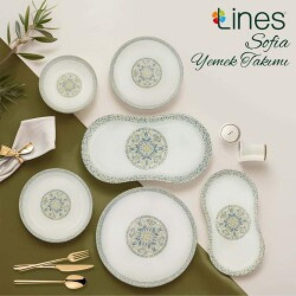 Lines S.2818 28-Piece Porcelain Dinnerware Set