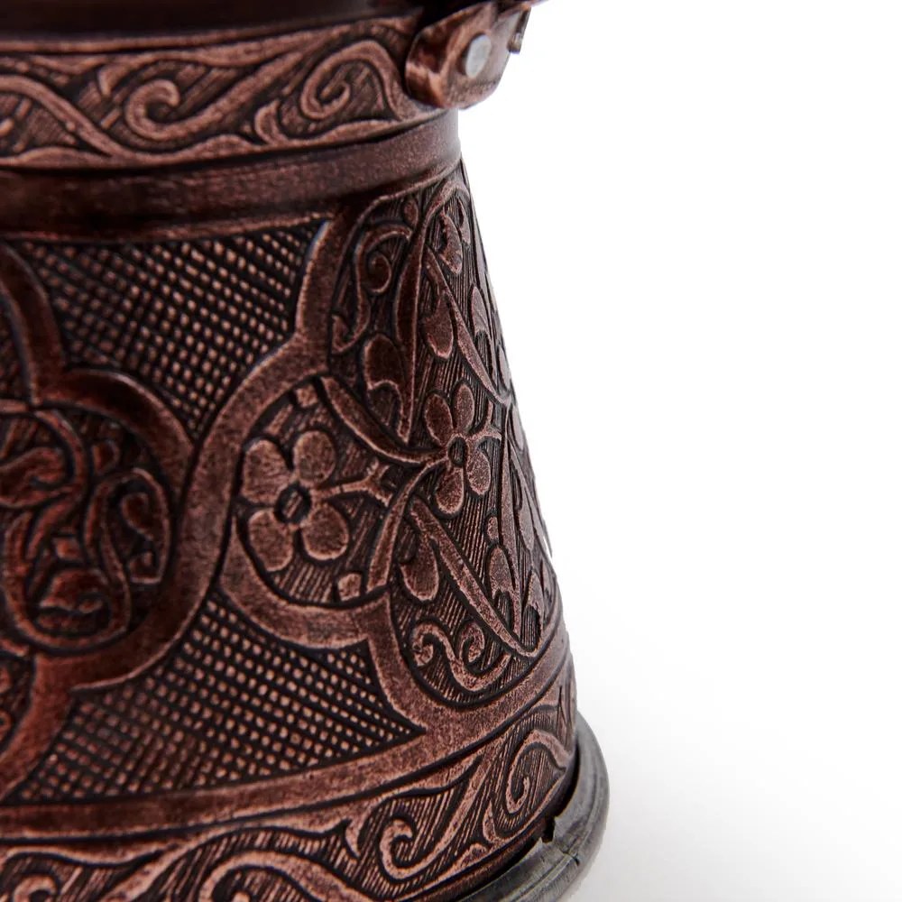 Ayvalı AYC6116 No. 6 Antique Copper Turkish Coffee Pot