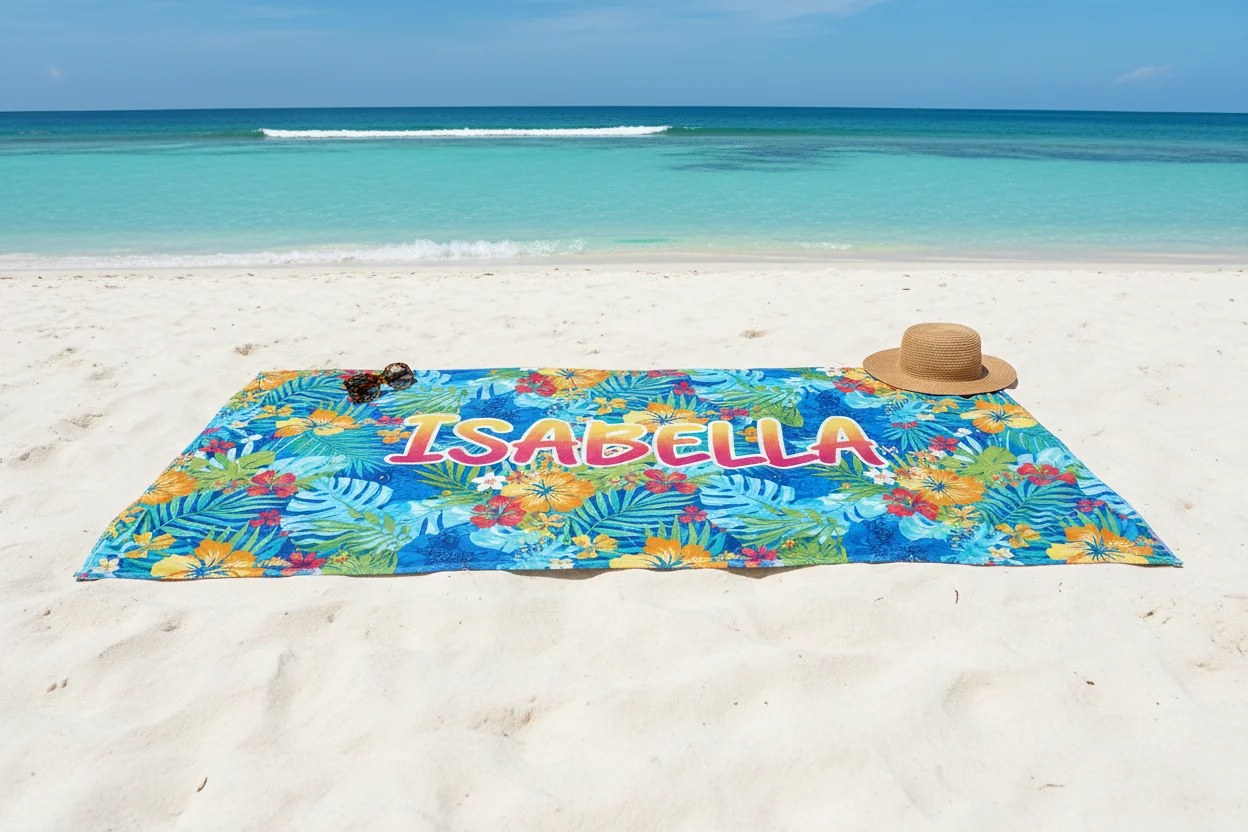S.0473 Printed Beach Towel