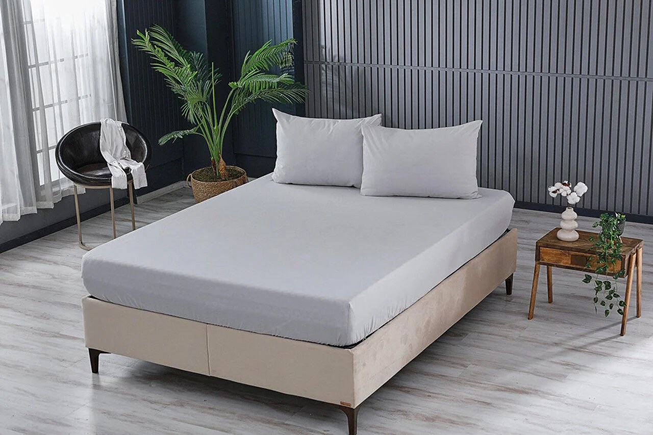 Terry Cotton Double Fitted Bed Sheet S.1783
