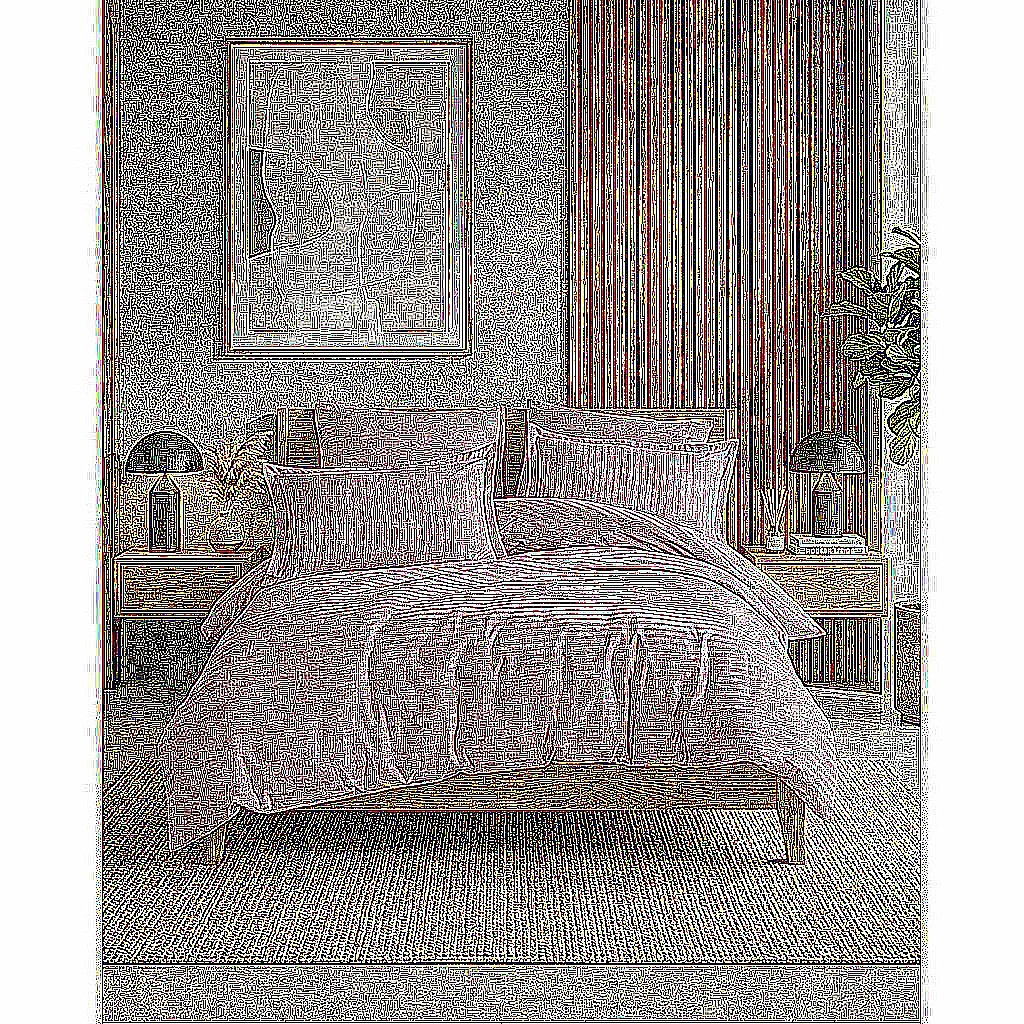 Orkide S.3673 Deluxe Комплект постельного белья из бамбукового сатина 185x200