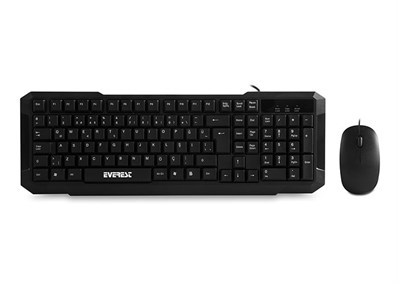 Everest KM-515 Siyah Usb Combo Q Standart Klavye