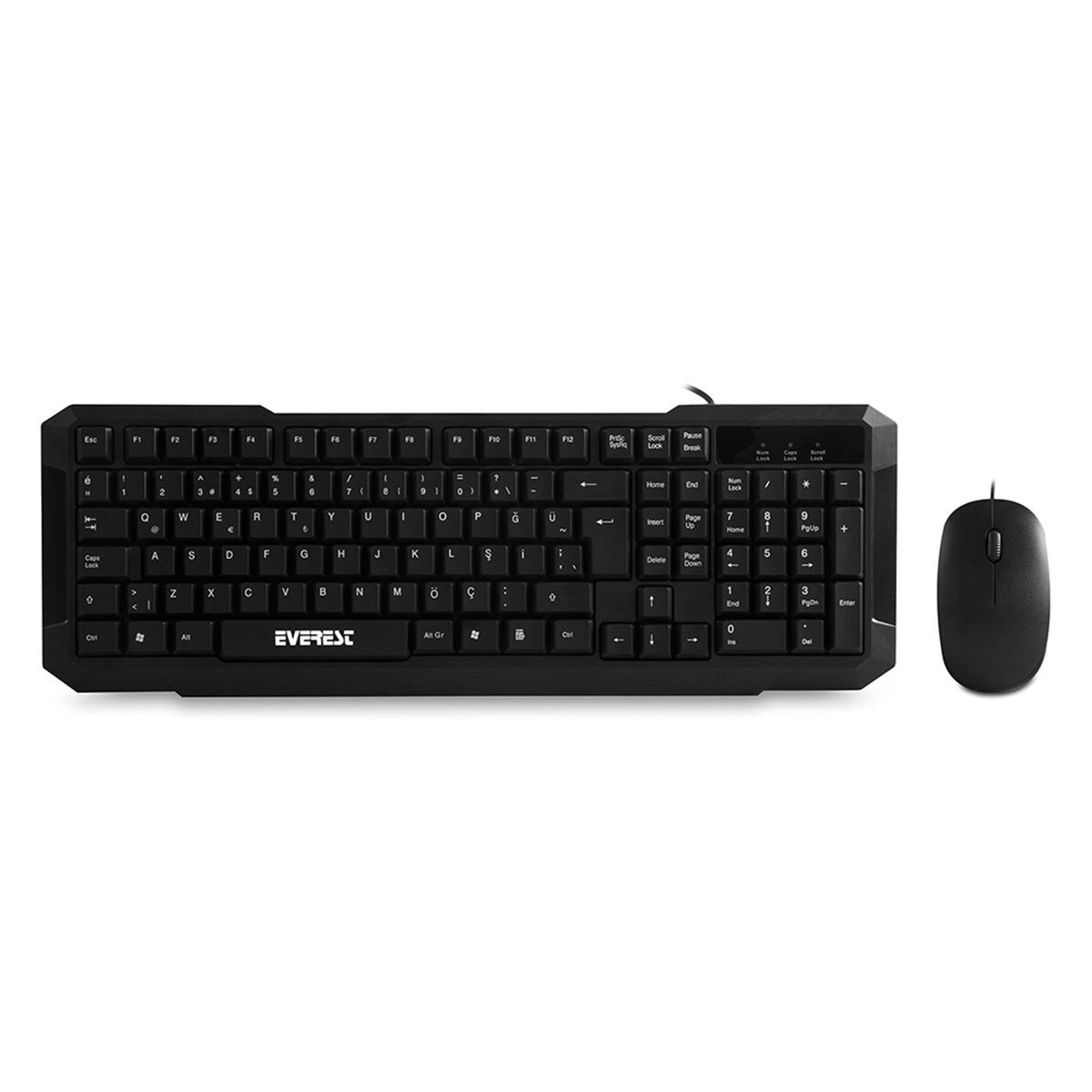 Everest KM-515 Siyah Usb Combo Q Standart Klavye