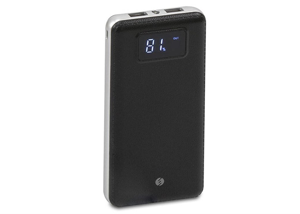 S-link IP-G18 12000mAh LCD Ekranlı Siyah Powerbank
