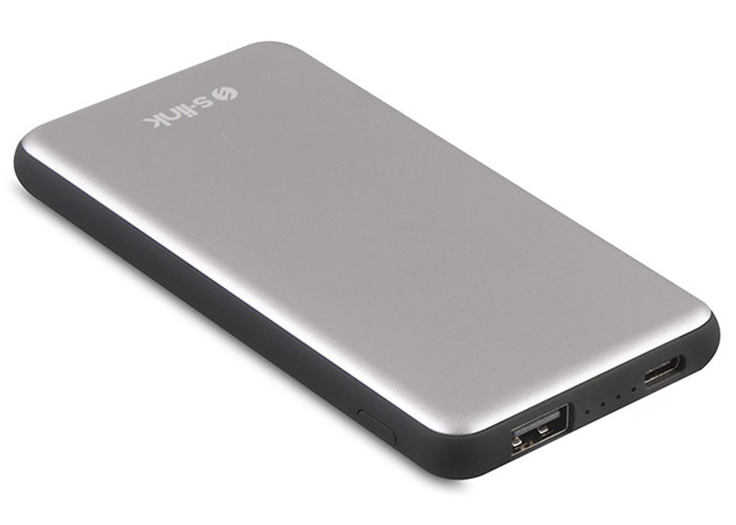 S-link IP-G88 8000mAh 2-1 Type C Kablo UV Gümüş Powerbank