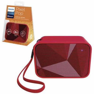 PHILIPS BT110R/00 Bluetootlu Hoparlör Kırmızı