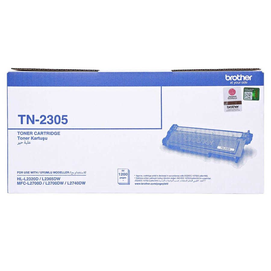 Brother TN-2305 Чёрный тонер-картридж, 1200 страниц