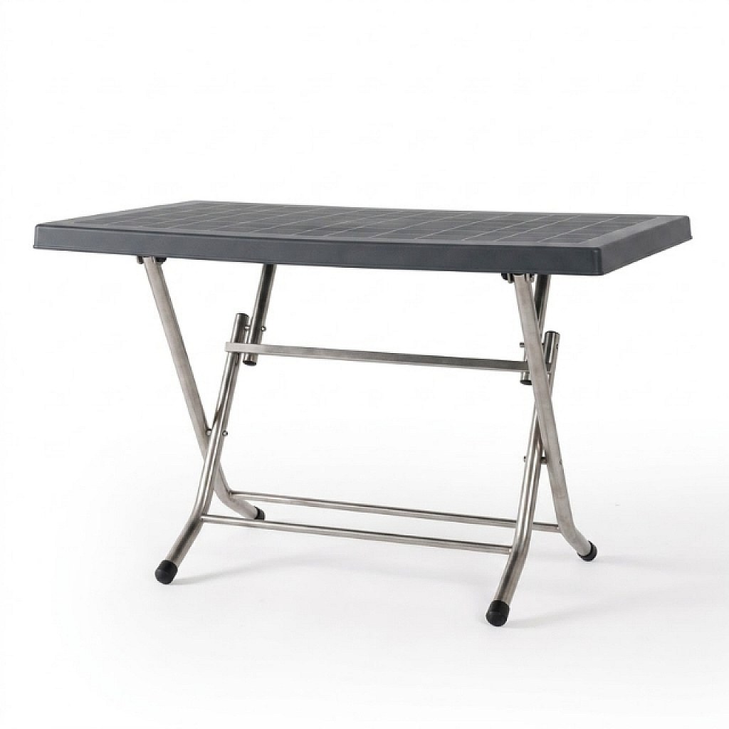 HENIVER 70X120 CAMSIZ MASA KAHVE-GRI