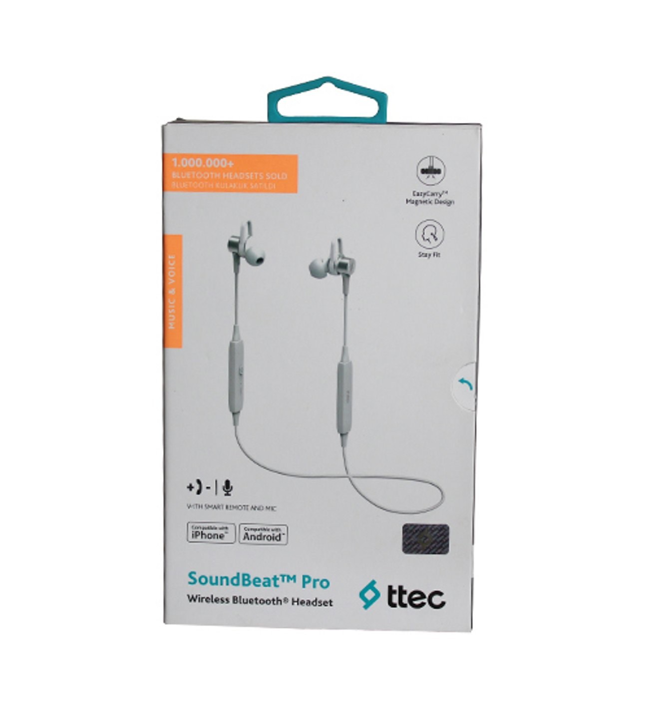 TTEC 2KM113G SoundBeat Pro — стереонаушники Bluetooth с магнитами
