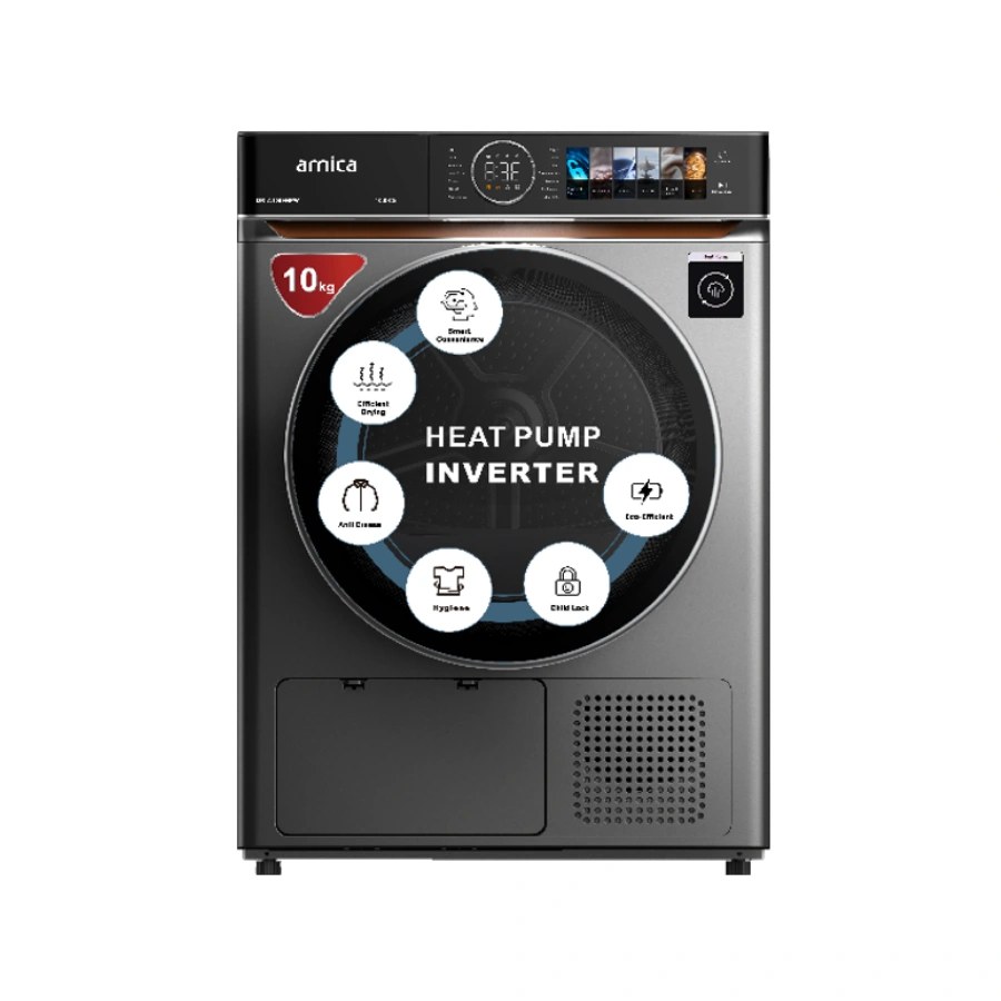 Arnica DR-A1059HPW 10 kg Silver Full Touch Tumble Dryer