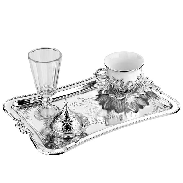 Ayvalı AYM0901 Single-Person Serving Set, Damatlık Nikel