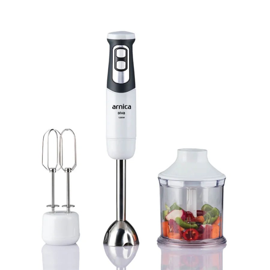 Arnica 12F0 Diva Stick Blender Set White S.2032