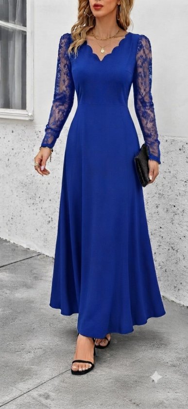 Girince 193830 Women's Long-Sleeve Maxi Dress