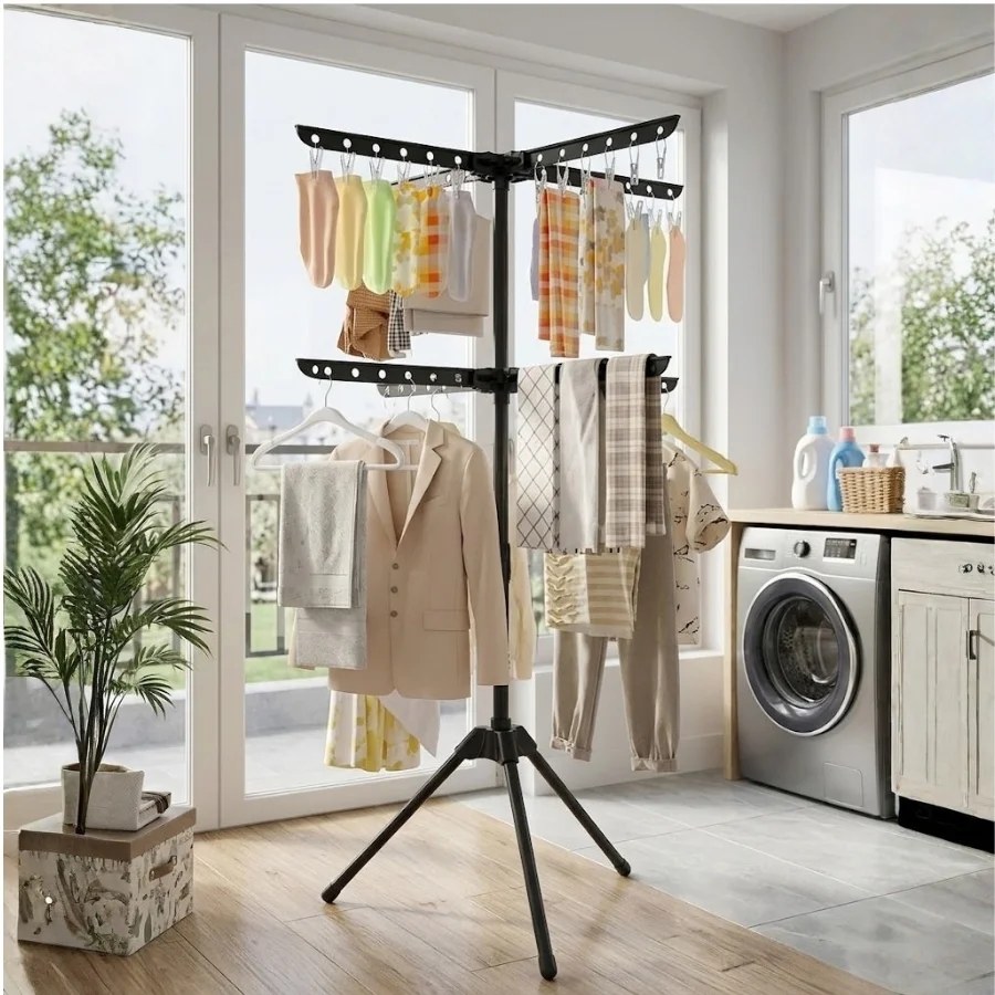 ETM YH9813-2 Folding Clothes Airer
