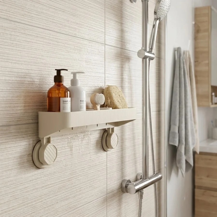 ETM YH6513 Adhesive Bathroom Shelf
