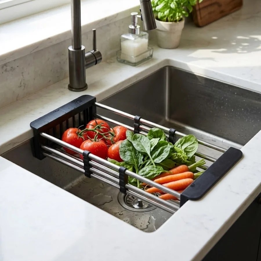 ETM S.3864 Small Stainless Steel Strainer Basket