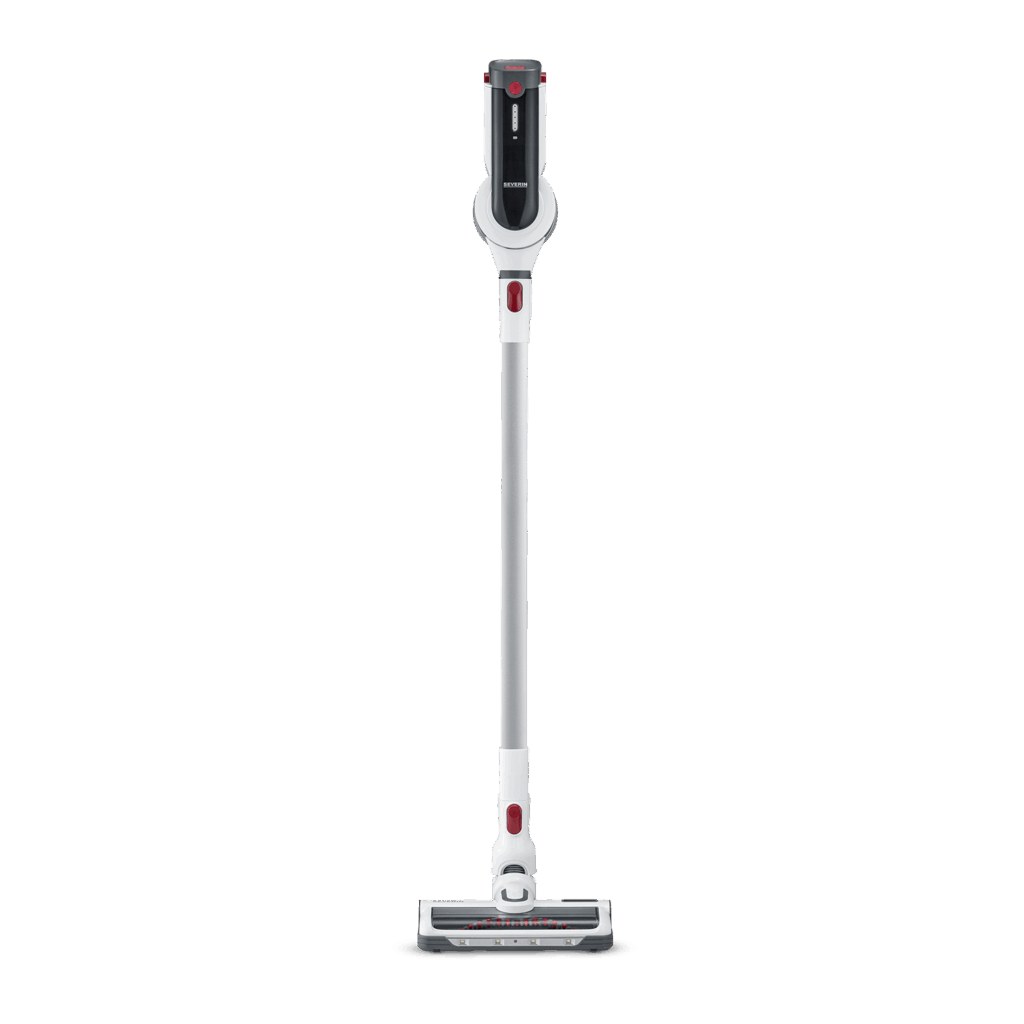 Severin HV 7166 Cordless Upright and Handheld Vacuum, 400 W, Red-White