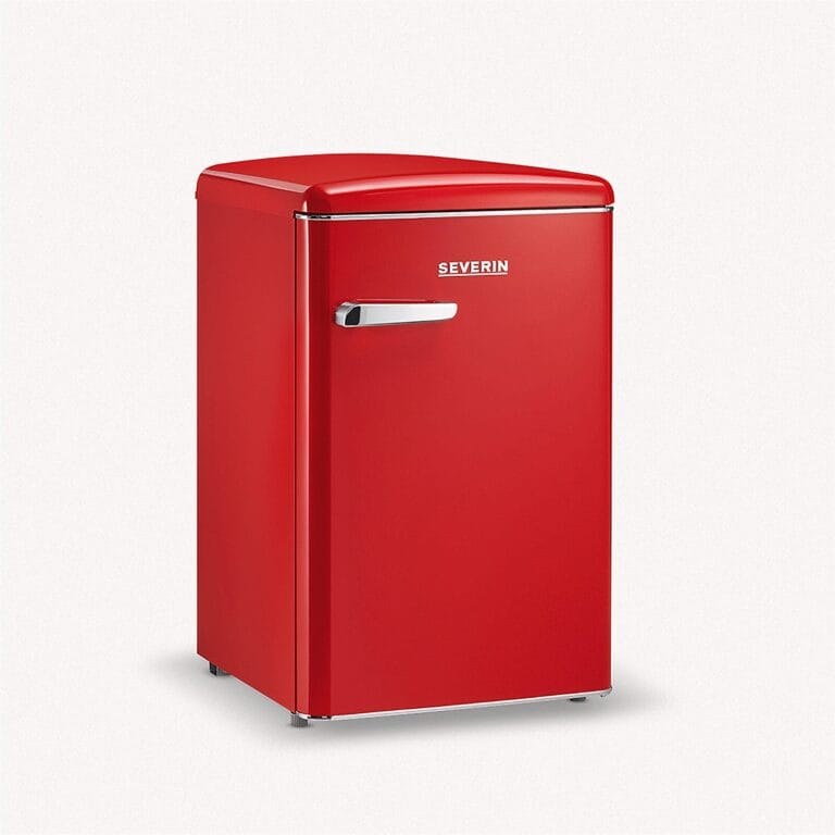 Severin RKS 8830 Retro Office Refrigerator 108 L Red