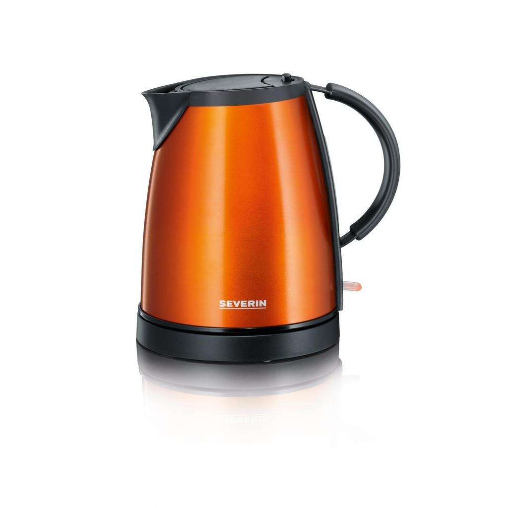 Severin WK 9736 Elektrikli Çaydanlık 1350 W 1 L Metalik Turuncu