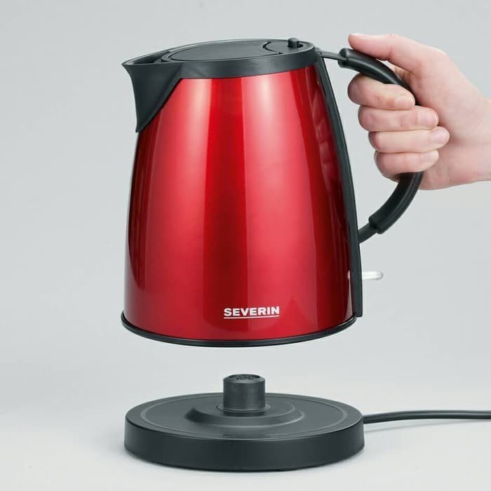 Severin WK 9730 Elektrikli Çaydanlık 1350 W 1 L Metalik Kırmızı