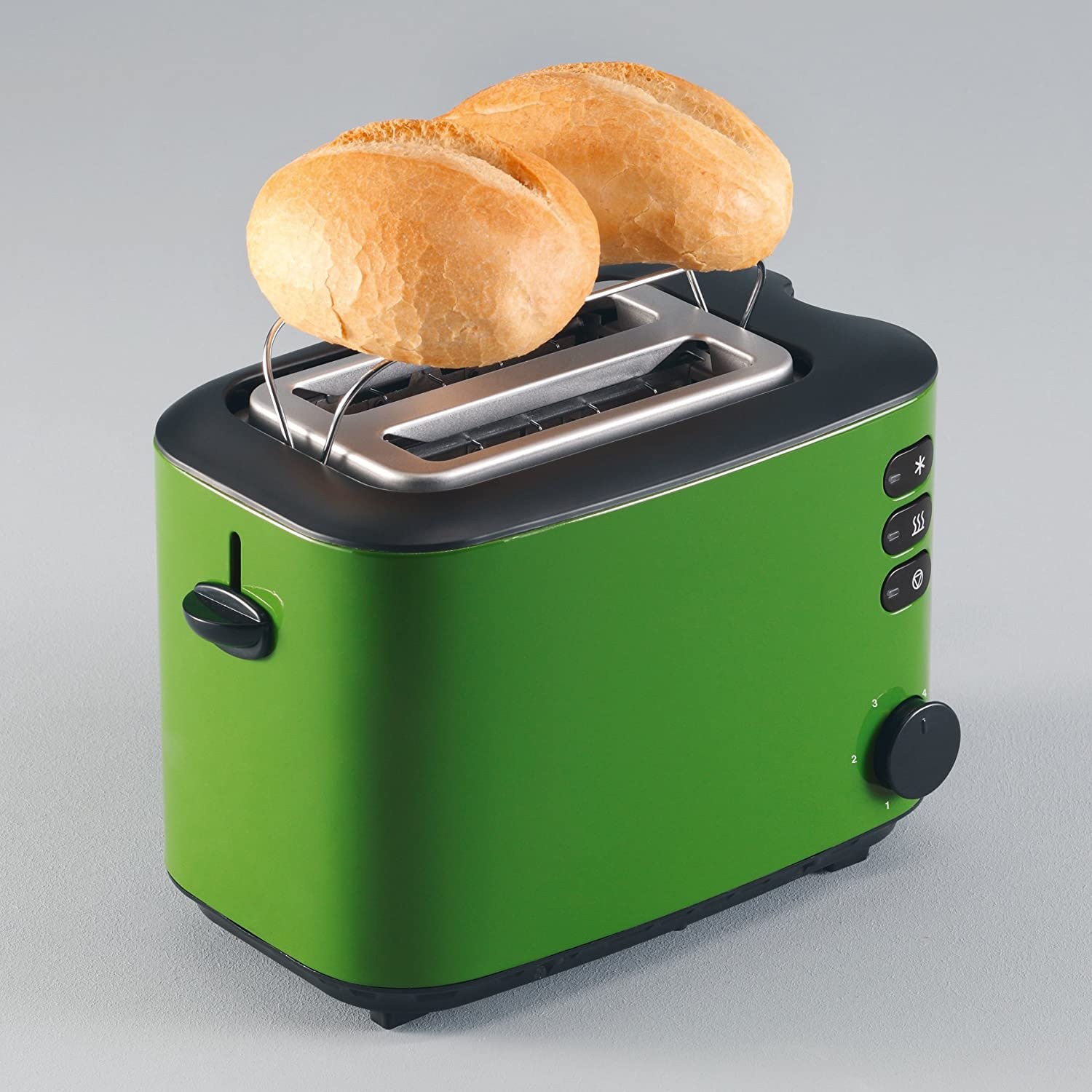 Severin AT2570 Toaster, 850 W, Green