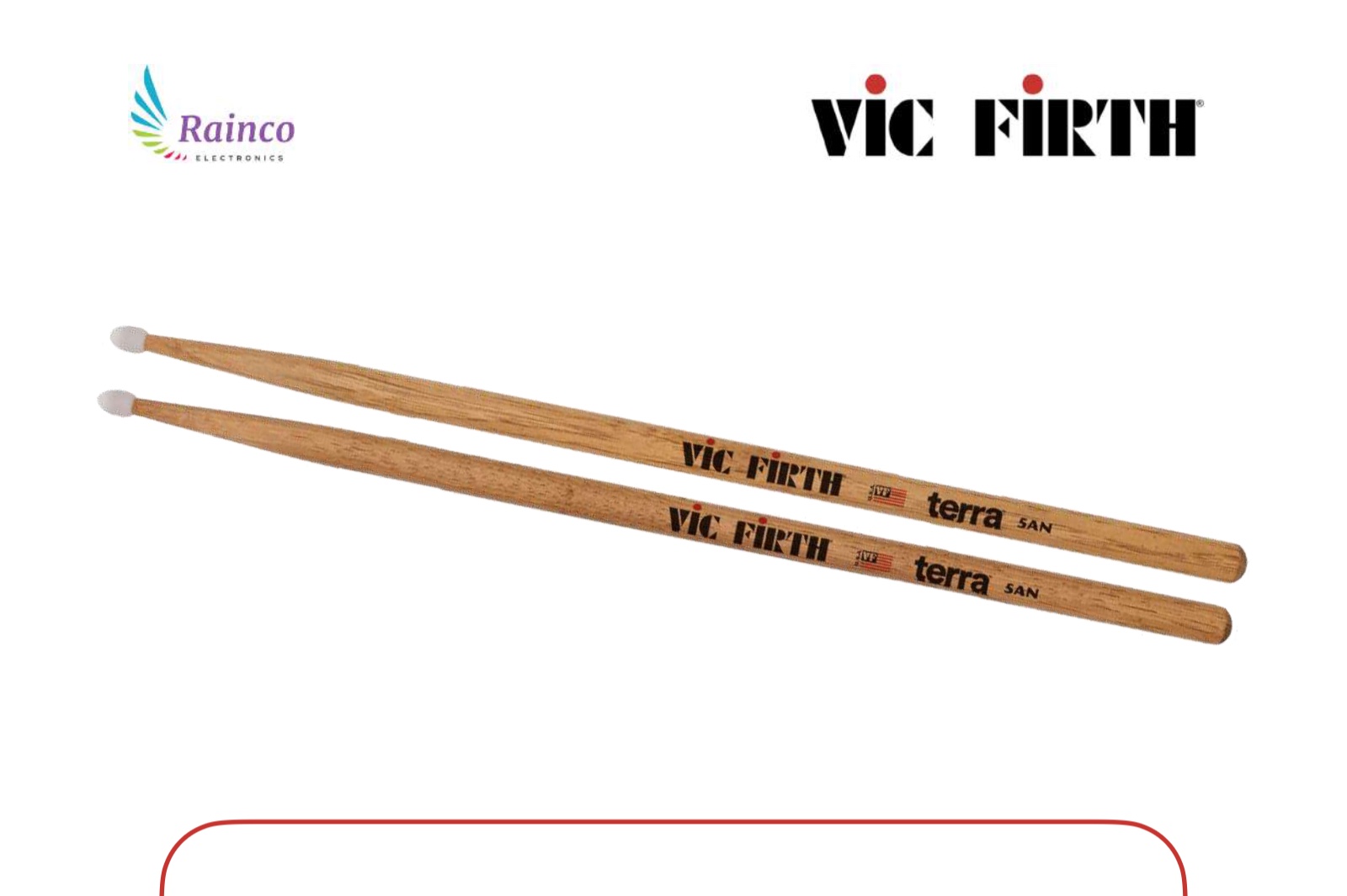 Vic Firth American Classic 5A Terra Baget Naylon Uçlu 16 inç Hickory