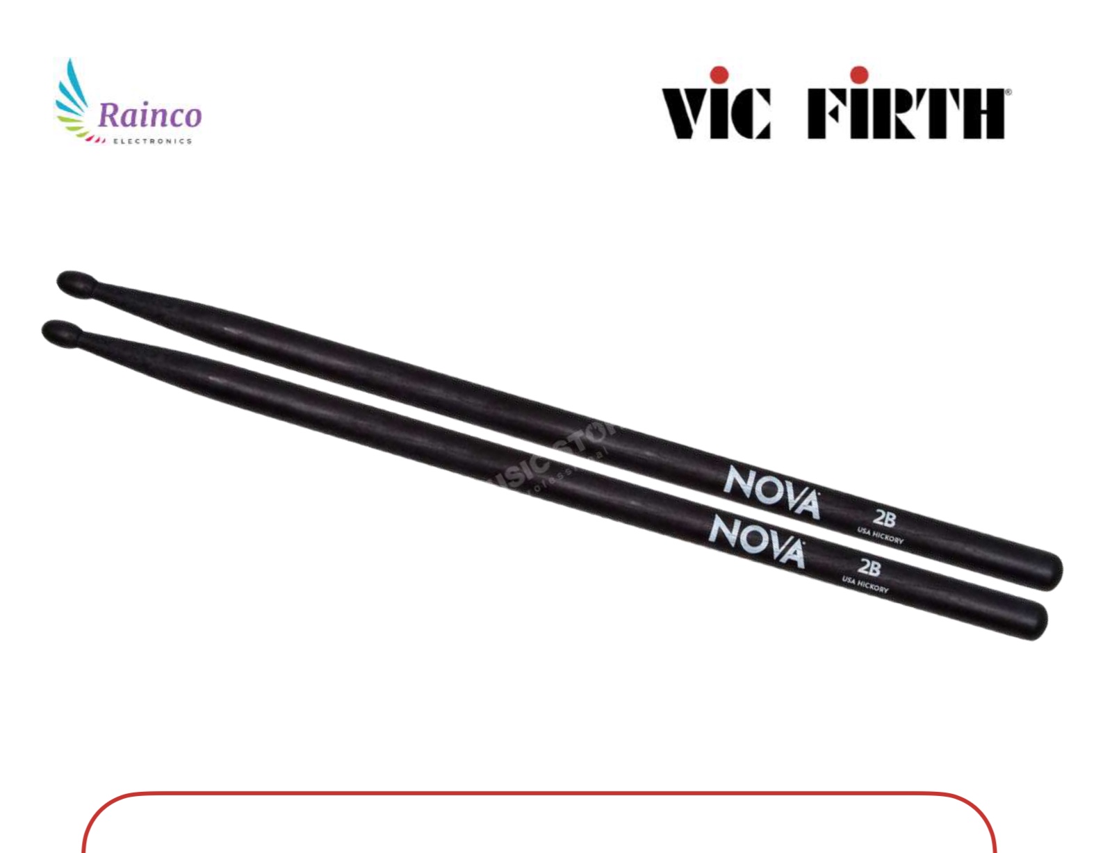 Vic Firth Nova 2B Baget 16.25” Siyah