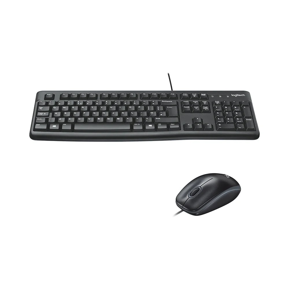 Logitech MK120 Wired Keyboard and Mouse Set 920-002560