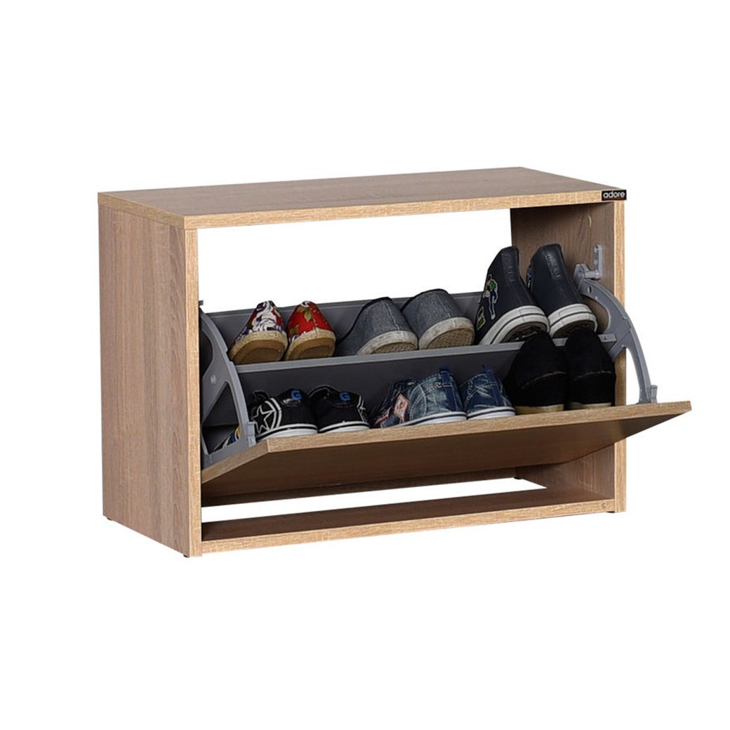 Adore ADR STEP SHC-110-SS-1 Shoe Storage Bench, Latte