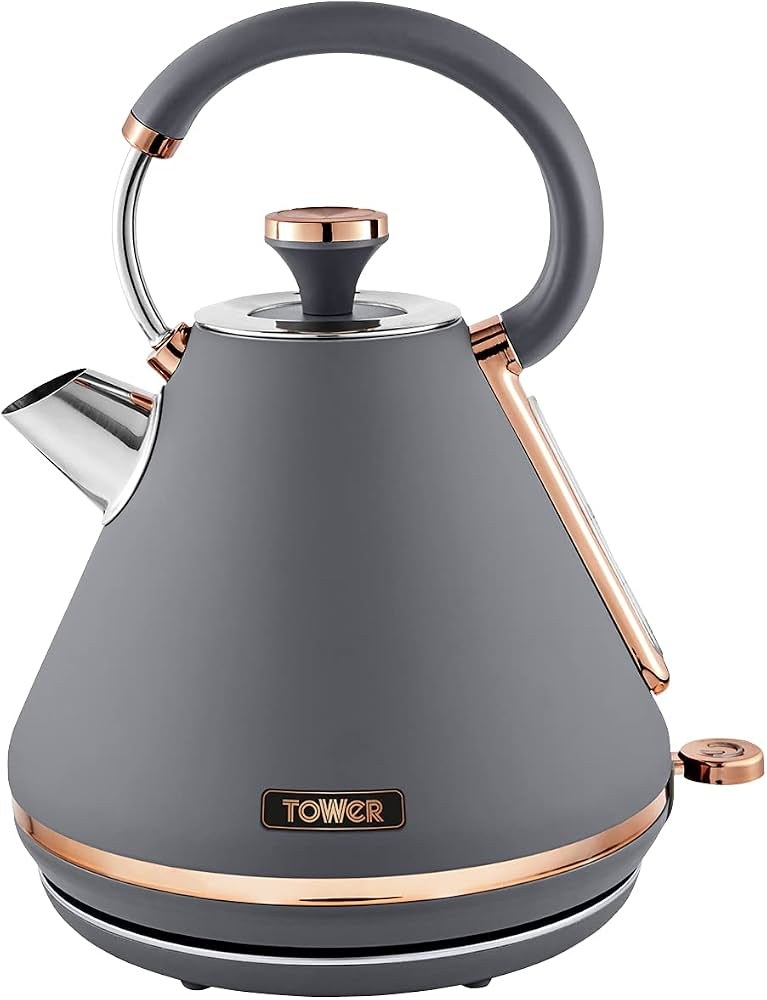 Tower Cavaletto T10044RGG Su Isıtıcısı 1,7 L 3000 W Gri